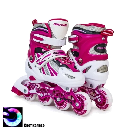 Ролики Power Champs Pink размер 38-42 (1014210304)