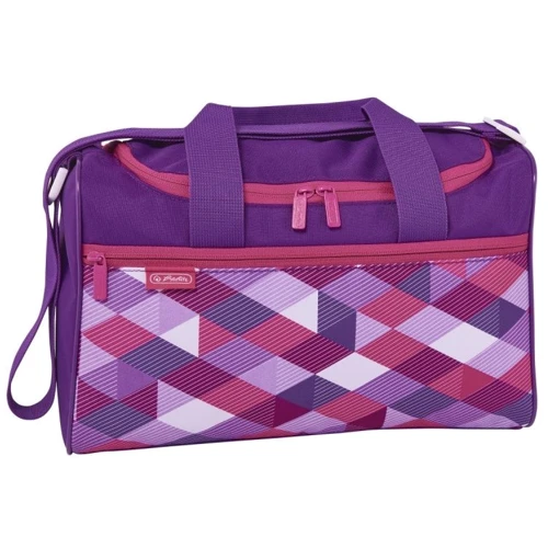 Сумка спортивна Herlitz Sportbag XL Cubes Pink Кубики рожеві (50021888): Стать унісекс