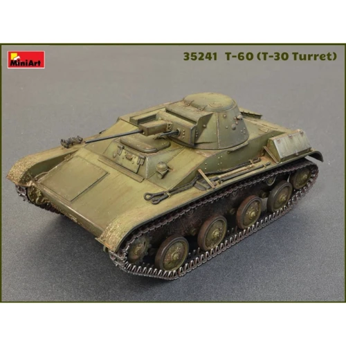 Сборная модель MiniArt Советский легкий танк Т-60 (башня Т-30) с интерьером (MA35241) фото 5