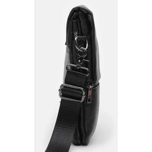 Чоловіча сумка планшет Borsa Leather чорна (K12056-black): Країна виробник Тайвань
