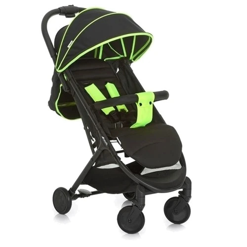 Прогулочная коляска Hauck Swift Plus neon Yellow Caviar, черный с салатовым (16005-3): Ширина шасси 46 см