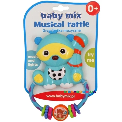 Брязкальце музичне Baby Mix Єнот KP-0694 мультицвіт 30463: Виробник Baby Mix
