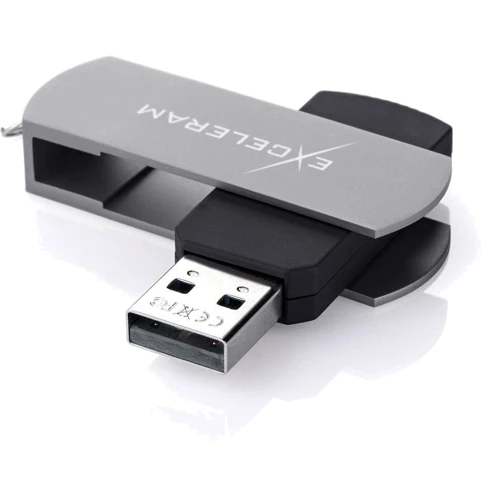 USB-флешка eXceleram 32GB P2 Series USB 2.0 Grey/Black (EXP2U2GB32)