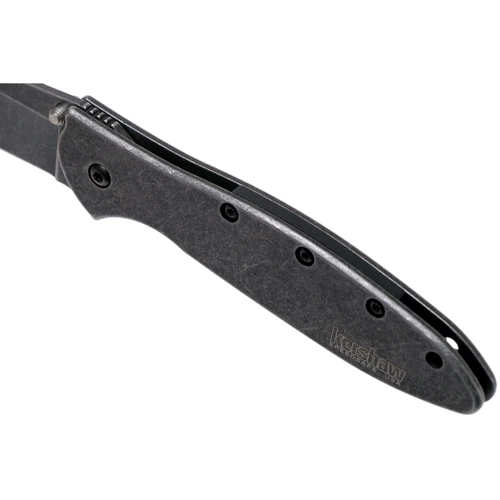 Нож Kershaw Leek RT BlackWash (1740.05.29): Система открывания одной рукой Есть