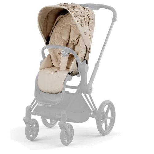 Чехол тканевый для прогулочного блока Cybex Priam New Generation (Simply Flowers Beige)
