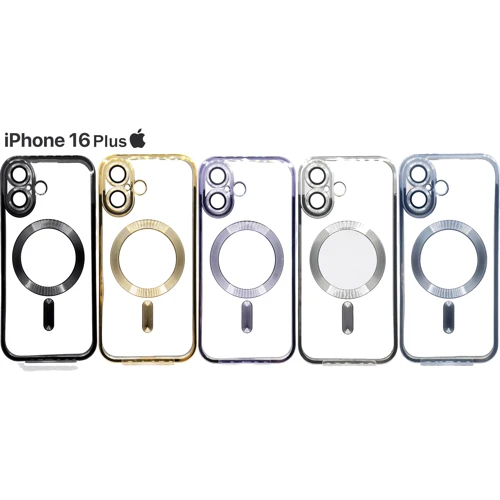 Чехол для iPhone BeCover Chrome Case with MagSafe Purple for iPhone 16 Plus (712079): Тип аксессуара чехол
