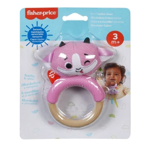 Брязкальце-прорізувач Fisher-Price Смішні звірята (в ас.) (GRR03) фото 4