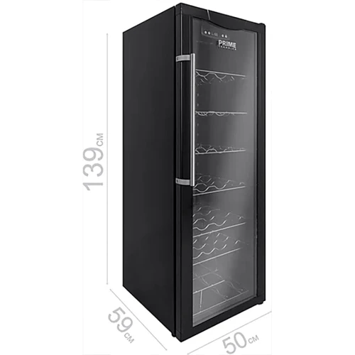 Винна шафа Prime Technics PWC 14119 EB: Розміри ВxШxГ, см 139х50х59