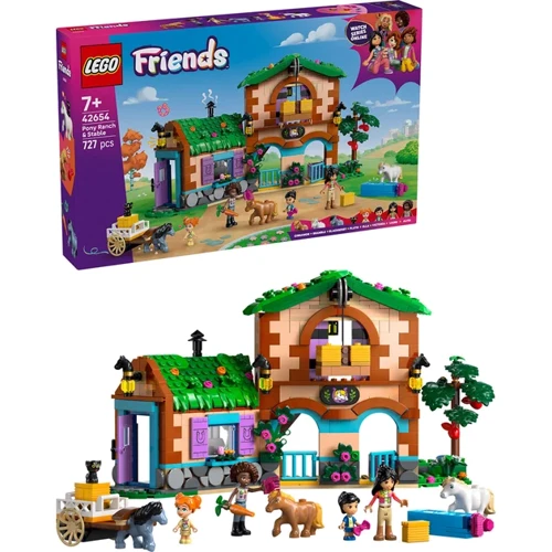 Конструктор LEGO Friends Ранчо и конюшня пони (42654)
