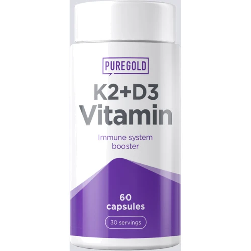PureGold K2 D3 Vitamin Витамины K2+D3 60 капсул