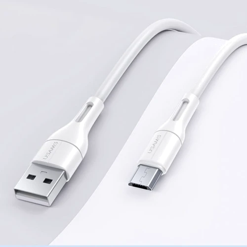 Кабель Usams USB Cable to microUSB 1m White (US-SJ502): Тип USB Cable - microUSB