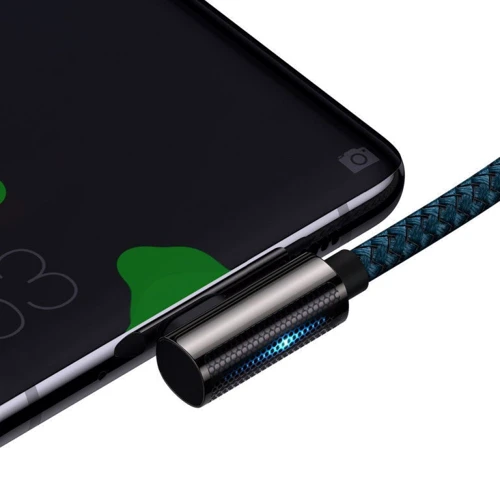 Кабель Baseus Cable USB-C to USB-C Legend Elbow 100W 1m Blue (CACS000603) фото 4