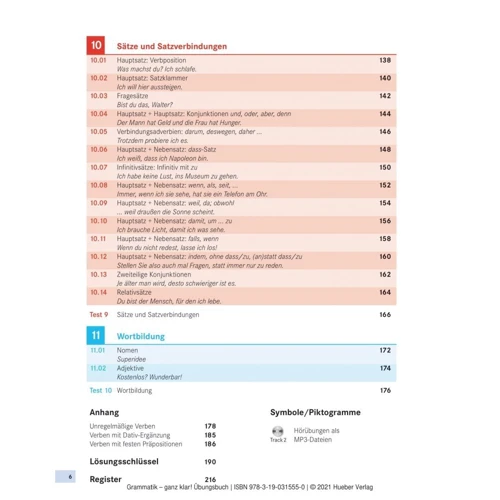 Grammatik - ganz klar!: Übungsgrammatik A1-B1 mit Audios фото 6