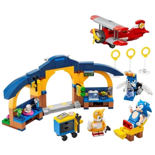 Конструктор LEGO Ideas Sonic the Hedgehog Майстерня Тейлза та літак Торнадо (76991): Серія Ideas