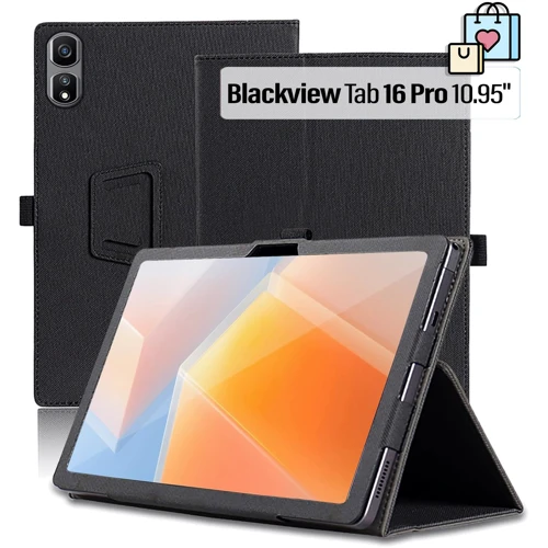 Аксессуар для планшетных ПК BeCover Slimbook Case Black for Blackview Tab 16 Pro 10.95 (713718)