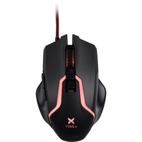 Мышь Vinga MSG-867 black: Длина кабеля 1.5 м