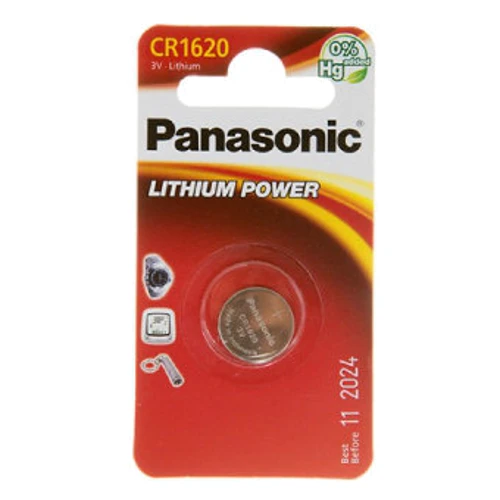 Батарейка Panasonic CR 1620 BLI 1 LITHIUM (CR-1620EL/1B)