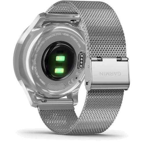 Смарт-годинник Garmin Vivomove Luxe Silver stainless steel case with silver Milanese band (010-02241-03): Сумісні ОС Android / iOS