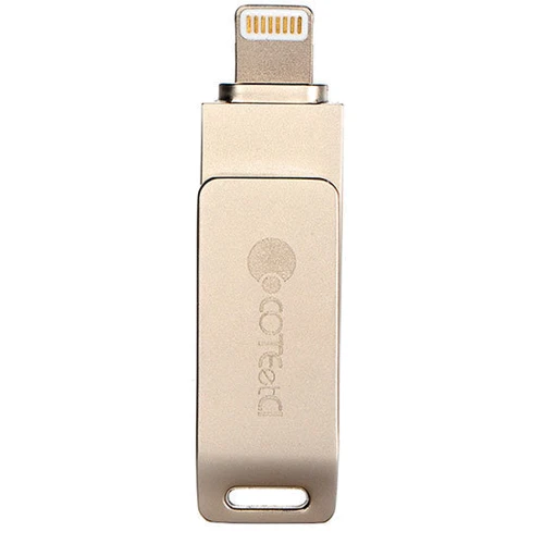 USB-флешка COTEetCI 64GB iUSB 3.0/Lightning Gold (CS5070-64G)