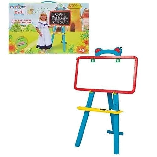 Дитячий мольберт 2 в 1 червоний Kinderway (KW-51-001)