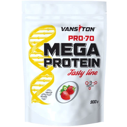 Протеин Vansiton Mega Protein Pro 70 900 g /30 servings/ Strawberry