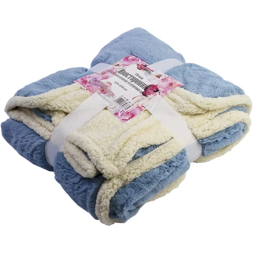 Плед Werk двосторонній зі штучною овчиною та штучним хутром 155х200 см (130338)