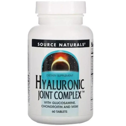 Source Naturals Гіалуронова Кислота з Глюкозаміном Хондроїтіном та ЧСЧ 60 таблеток