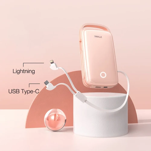 Внешний аккумулятор iWalk Power Bank Jumbo 20000mAh Pink (UBJ20000-PK) фото 6