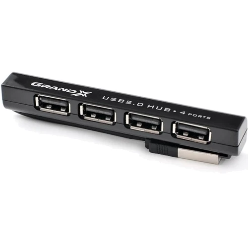 Аксессуар для ноутбуков USB хаб Grand-X Travel 4 порта (GH-402): Тип аксессуара USB хаб