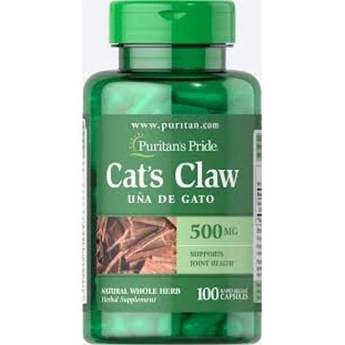 Puritan's Pride Cat's Claw 500 mg 100 caps Кошачий коготь