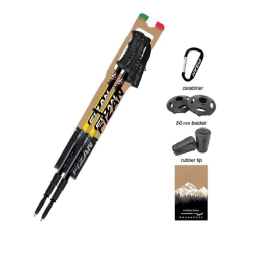 Трекінгова палиця Fizan S_23 S22 7514 TREK YELLOW: Довжина 63-140 см