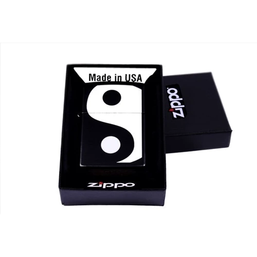 Зажигалка Zippo 218 BLACK MATTE, YING YANG (24472) фото 7