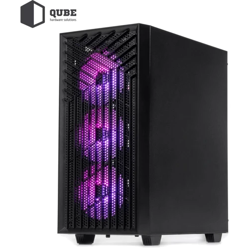 Корпус QUBE GERYON Black 4Fan (QBGERYON_FFBNU3) фото 9