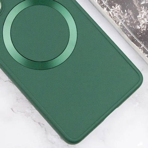 Чехол для телефонов TPU Case Bonbon Metal Style with MagSafe Army Green for Samsung A256 Galaxy A25 5G: Материал TPU (термополиуретан)