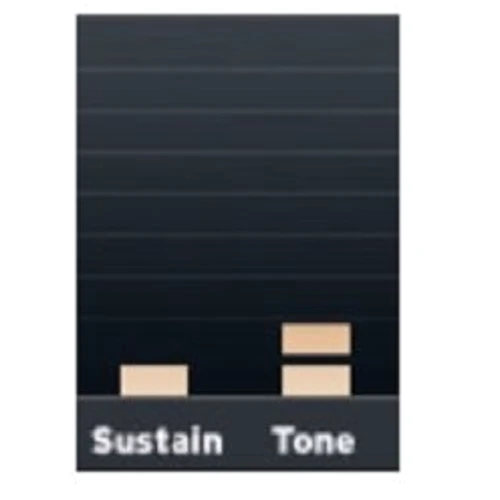 Пластик EVANS B08RES7 8 "Reso 7 Tom Reso: Тип Резонаторний