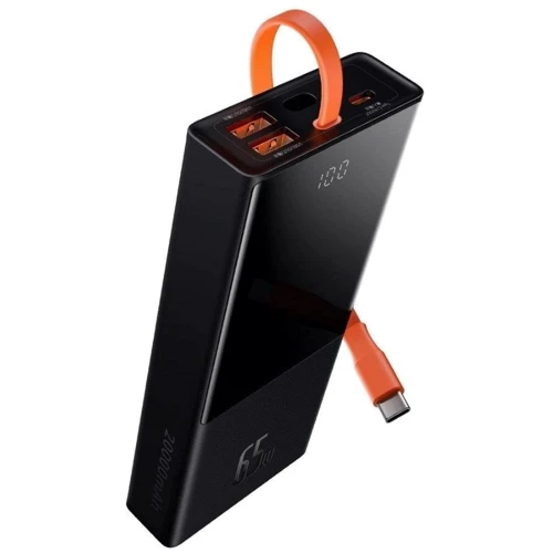 Внешний аккумулятор Baseus Power Bank 20000mAh Elf Digital Display 65W Black (PPJL000001): Сила тока на выходе, A 3