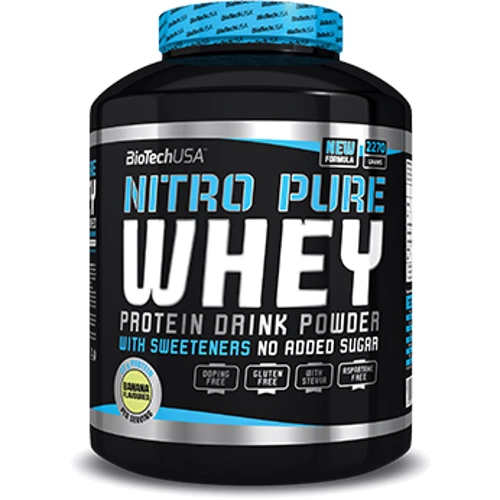 Протеїн BioTechUSA Nitro Pure Whey 2200 g /78 servings/ Strawberry