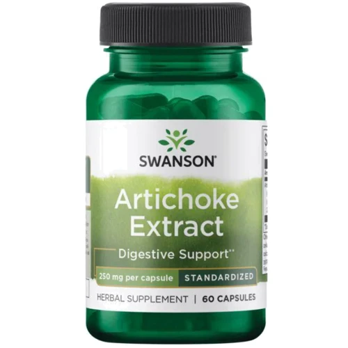 Swanson Artichoke Extract Standardized Экстракт артишока 250 мг 60 капсул