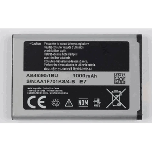 Акумулятор Samsung 1000mAh (AB463651BU/ AB463651BE) for Samsung S3650,L700