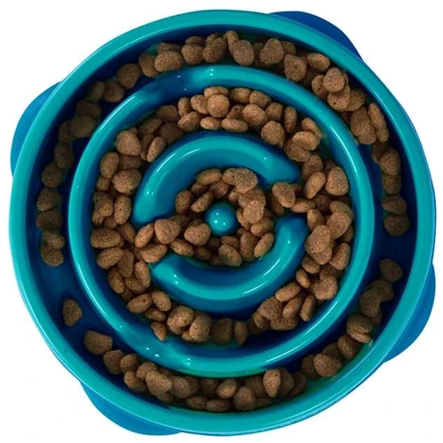 Миска-лабиринт для собак Outward Hound Fun Feeder Drop средняя бирюзовая (oh51006)