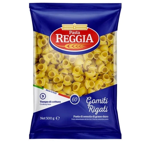 Макаронные изделия Pasta Reggia 60.Gomiti Rigati 500 г (8008857300603)