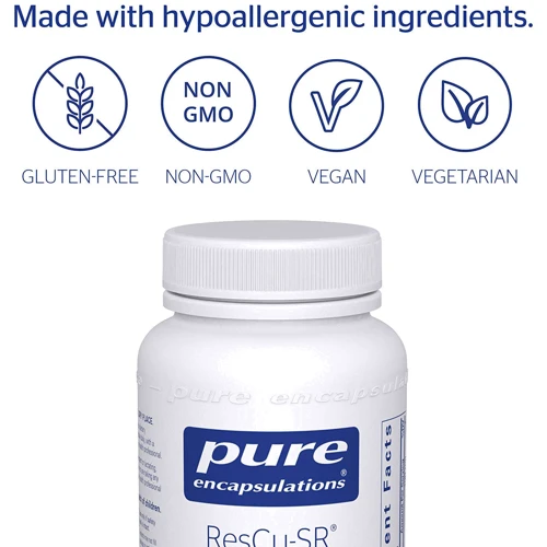 Pure Encapsulations ResCu-SR 60 caps Ресвератрол и куркумин (PE-01407): Форма выпуска Капсулы