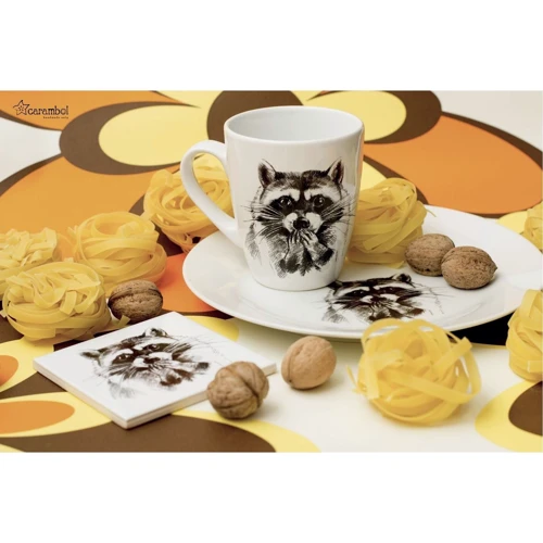 Чашка Carambol-shop Єнот-шкодник 320 мл (37463) фото 3