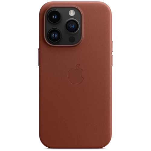 Чохол для iPhone Apple for iPhone 14 Pro Leather Case with MagSafe Umber (MPPK3) : Тип чохла накладка на заднюю часть