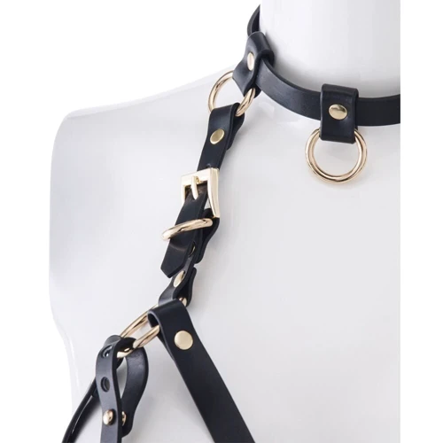 Портупея на грудь LOCKINK Sevanda Queen Chest Harness with Removable Bra