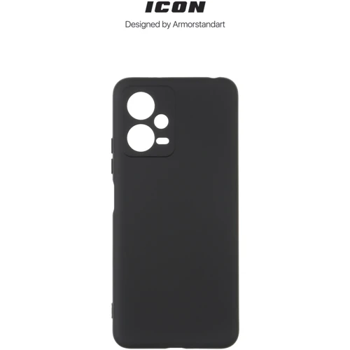 Чехол для телефонов ArmorStandart ICON Case Camera cover Black for Xiaomi Redmi Note 12 5G/Xiaomi Poco X5 5G (ARM66376): Пленка в комплекте нет