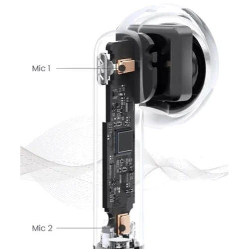 Наушники Haylou X1 Plus White: Тип крепления без креплений