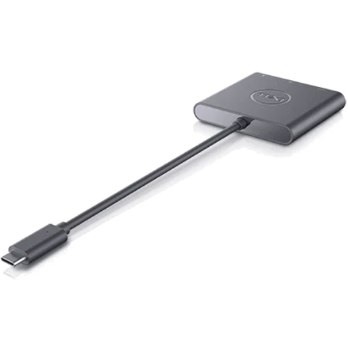 Адаптер Dell Adapter USB-C to HDMI+USB-C+DisplayPort with Power Delivery (470-AEGY): Дополнительные разъемы DisplayPort, USB-C, HDMI