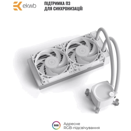 Кулер EKWB EK-Nucleus AIO CR240 Lux D-RGB White (3831109897843) фото 8