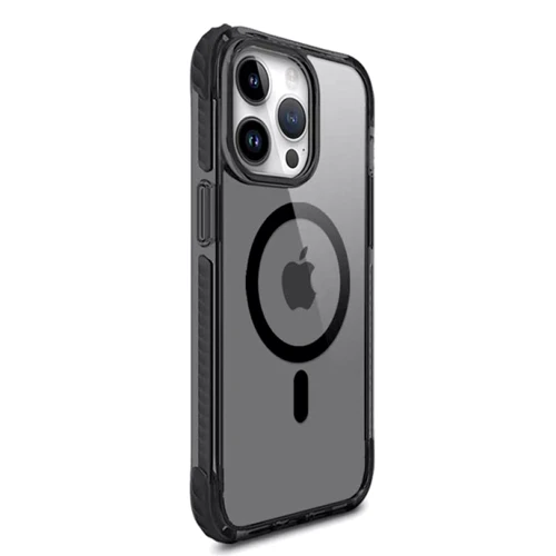 Чехол для iPhone FJ Gears EchoWave Case with MagSafe Black (CSB150202BLK) for iPhone 15 Pro: Материалы поликарбонат и полиуретан
